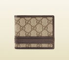 Gucci gg GG supreme canvas bi-fold 365491 KGD6N 9643 365491