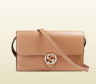Gucci icon leather wallet with stap 369664 AP00G 2754