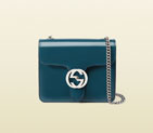 Gucci interlocking polished leather shoulder bag 387609 DKE0N 4910