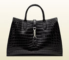 Gucci jackie soft crocodile top handle bag 362970 LJA0N 1000