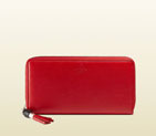 Gucci leather zip around wallet 307984