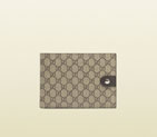 Gucci micro gg supreme canvas bi-fold wallet 281968 FX53N 9643