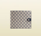 Gucci micro gg supreme canvas bi-fold wallet 365477 FX53N 4060