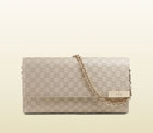 Gucci microguccissima leather chain wallet