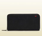 Gucci rubber guccissima leather zip around wallet 295833