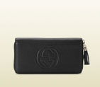 Gucci soho leather zip around wallet 308004