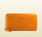 Gucci soho leather zip around wallet 308004