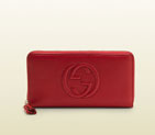 Gucci soho leather zip around wallet 308004