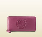 Gucci soho leather zip around wallet 308004