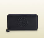Gucci soho leather zip around wallet 308004