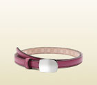 Gucci thin leather belt with plaque buckle 388993 AP00N 5535 388993