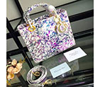 Lady Dior Bag Python leather D1655