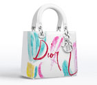 Lady Dior bag in off-white lambskin M0550PNSR M941