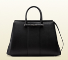 Lady bamboo leather and python top handle bag 370815 AP00N 1000