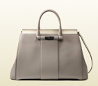 Lady bamboo leather and python top handle bag 370815 AP0BN 1474