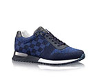 Louis Vuitton Men Black Run Away Sneaker Damier SML0413