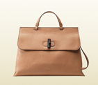 Online exclusive bamboo daily leather top handle bag 370830 A7M0N 2754