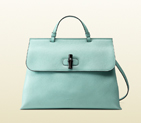 Online exclusive bamboo daily leather top handle bag 370830 A7M0E 4918