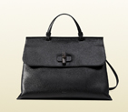 Online exclusive bamboo daily leather top handle bag 370830 A7M0N 1000