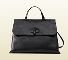 Online exclusive bamboo daily leather top handle bag 370831 A7M0N 1000