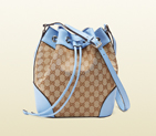 Original GG canvas bucket bag 381597 FWCGX 9771