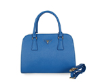 PRADA Saffiano Leather Top Handle Bag 6831 in Light Blue