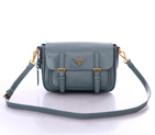 Prada Saffiano Calf Leather Flap Bag BT0904 in indianred