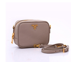 Prada Saffiano Calf Leather Pouch 1N1674 in Light grey 1N1674