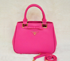 Prada Saffiano Calf Leather Tote Bag BN2245 in Rose