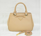 Prada Saffiano Calf Leather Tote Bag BN2245 in bean paste