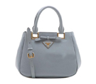 Prada Saffiano Calf Leather Tote Bag BN2245 in pink blue