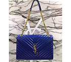 SAINT LAURENT CLASSIC LARGE MONOGRAM SAINT LAURENT SATCHEL IN LEATHER
