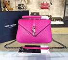 SAINT LAURENT CLASSIC MEDIUM MONOGRAM SAINT LAURENT COLLEGE BAG IN Real Python LEATHER 428056