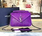 SAINT LAURENT CLASSIC MEDIUM MONOGRAM SAINT LAURENT COLLEGE BAG IN Real Python LEATHER 428056