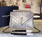 SAINT LAURENT CLASSIC MEDIUM MONOGRAM SAINT LAURENT COLLEGE BAG IN Real Python LEATHER 428056