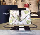 SAINT LAURENT CLASSIC MEDIUM MONOGRAM SAINT LAURENT COLLEGE BAG IN Real Python LEATHER 428056