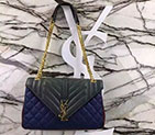 SAINT LAURENT CLASSIC MEDIUM MONOGRAM SAINT LAURENT SATCHEL IN LEATHER 381667