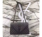 SAINT LAURENT CLASSIC MEDIUM MONOGRAM SAINT LAURENT SATCHEL IN LEATHER 381667