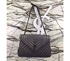 SAINT LAURENT LARGE MONOGRAM SAINT LAURENT ENVELOPE SATCHEL IN LEATHER 440115