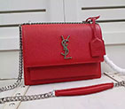 SAINT LAURENT MEDIUM SUNSET MONOGRAM SAINT LAURENT SATCHEL IN Original LEATHER 449453