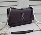 SAINT LAURENT MEDIUM SUNSET MONOGRAM SAINT LAURENT SATCHEL IN Original LEATHER 449453