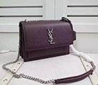 SAINT LAURENT MEDIUM SUNSET MONOGRAM SAINT LAURENT SATCHEL IN Original LEATHER 449453