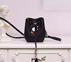 SAINT LAURENT Mini BACKPACK IN BLACK LEATHER 395827