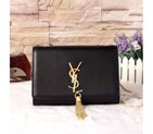 SAINT LAURENT Monogramme Cross-body Shoulder Bag 311217 Black