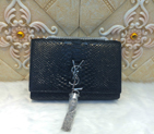 SAINT LAURENT Monogramme Cross-body Shoulder Bag 311217 Black 311217