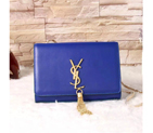 SAINT LAURENT Monogramme Cross-body Shoulder Bag 311217 Blue
