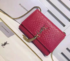 SAINT LAURENT Monogramme Cross-body Shoulder Bag 311217 Red 311217