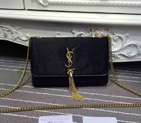 SAINT LAURENT Monogramme Cross-body Shoulder Bag 312388 Black 312388
