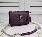 SAINT LAURENT SMALL SUNSET MONOGRAM SAINT LAURENT SATCHEL IN Original LEATHER 449454