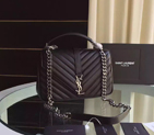 Saint Laurent Classic Genuine quality Leather Flap Tote Bag Y5482 Black Y5482